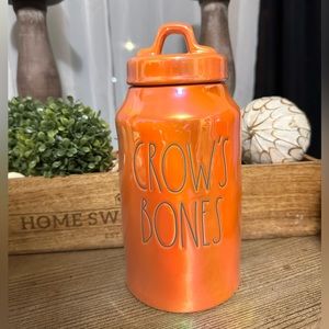 Rae Dunn “Crows Bones” Canister